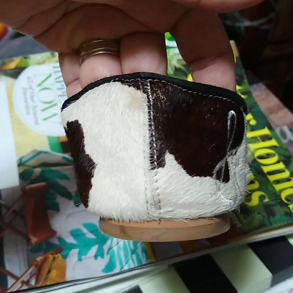 Sam Edelman calf hair flats in great shape - Picture 3 of 4